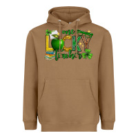 Toasted Coconut St. Patrick's Day one lucky teacher Heavyweight Hoodie - Neo Western