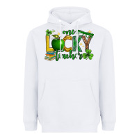 White St. Patrick's Day one lucky teacher Heavyweight Hoodie - Neo Western
