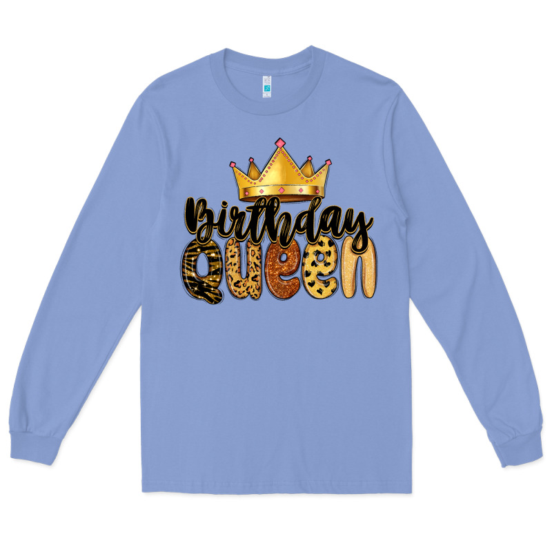 Birthday Queen Long Sleeve Tee by MaliasSmallBusiness | Teevron