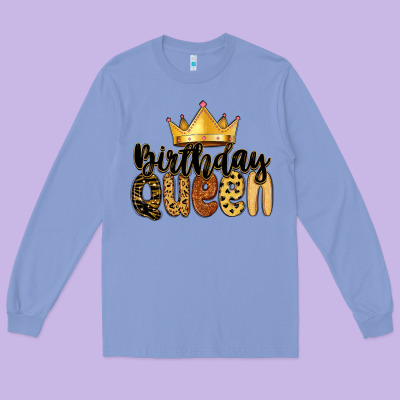 Long Sleeve Tee birthday queen