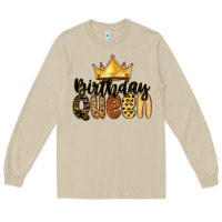 Mushroom birthday queen Long Sleeve Tee - MaliasSmallBusiness