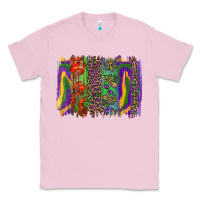 Bubblegum Pink Mardi Gras Brushstrokes Classic Tee - RanaPortraitStore