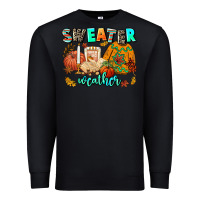Black pumpkın Spıce Premium Sweatshirt - AdoDesignShop