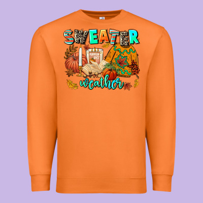 Pumpkın Spıce Premium Sweatshirt Designed By Adodesignshop