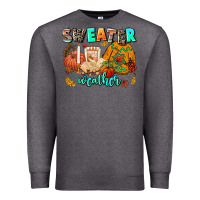 Charcoal Heather pumpkın Spıce Premium Sweatshirt - AdoDesignShop