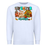 White pumpkın Spıce Premium Sweatshirt - AdoDesignShop