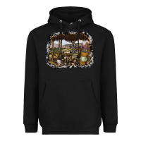 Black wild west Heavyweight Hoodie - SublimationCraftShop