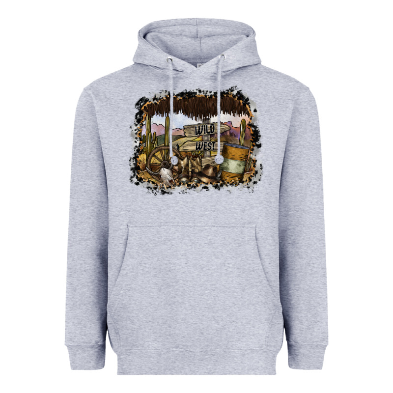 Wild West Heavyweight Hoodie by SublimationCraftShop | Teevron