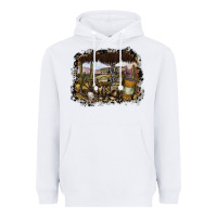 White wild west Heavyweight Hoodie - SublimationCraftShop