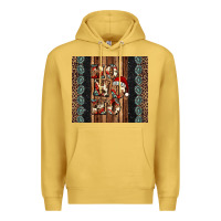 Antique Gold ho ho ho western christmas Premium Hoodie - Jasminsmagicworld
