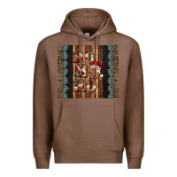 Chestnut ho ho ho western christmas Premium Hoodie - Jasminsmagicworld