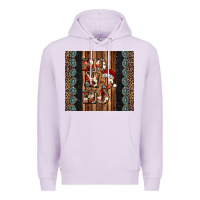 Lilac ho ho ho western christmas Premium Hoodie - Jasminsmagicworld