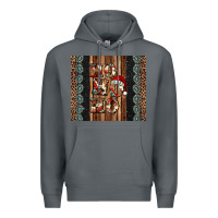 Rock ho ho ho western christmas Premium Hoodie - Jasminsmagicworld