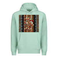 Seafoam ho ho ho western christmas Premium Hoodie - Jasminsmagicworld