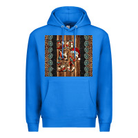 True Royal ho ho ho western christmas Premium Hoodie - Jasminsmagicworld