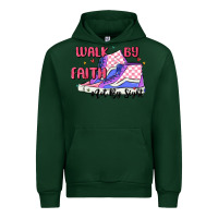 Forest Green walk by faith Urban Hoodie - MaliasSmallBusiness
