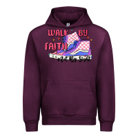 Mauve Wine walk by faith Urban Hoodie - MaliasSmallBusiness
