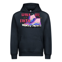 Navy walk by faith Urban Hoodie - MaliasSmallBusiness