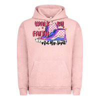Pigment Salmon walk by faith Urban Hoodie - MaliasSmallBusiness