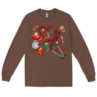 Chestnut christmas nurse Long Sleeve Tee - MaliasSmallBusiness