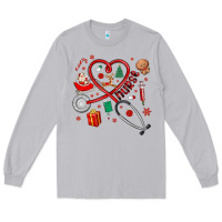 Moon Dust christmas nurse Long Sleeve Tee - MaliasSmallBusiness