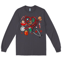 Smoke christmas nurse Long Sleeve Tee - MaliasSmallBusiness