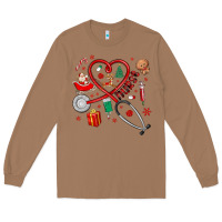 Toasted Coconut christmas nurse Long Sleeve Tee - MaliasSmallBusiness