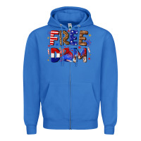 True Royal fourth of july freedom Zipper Hoodie - texasbilliewilder
