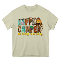 Happy Camper Be Happy Or Go Away Heavy Core Tee | Teevron