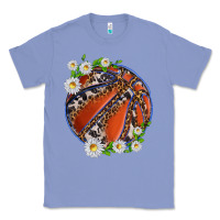 Colony Blue basketball with patterns and daisies Classic Tee - texasbilliewilder