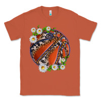 Copper basketball with patterns and daisies Classic Tee - texasbilliewilder