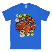 True Royal basketball with patterns and daisies Classic Tee - texasbilliewilder