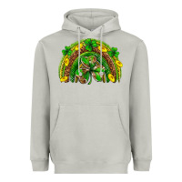 Moon Dust St. Patrick's Day rainbow Heavyweight Hoodie - Neo Western