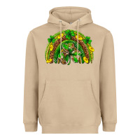 Mushroom St. Patrick's Day rainbow Heavyweight Hoodie - Neo Western