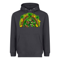St. Patrick's Day Rainbow Heavyweight Hoodie | Teevron