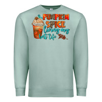 Seafoam pumpkin spice living my best life Premium Sweatshirt - AdoDesignShop