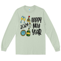 Matcha happy new year 2024 Long Sleeve Tee - MaliasSmallBusiness