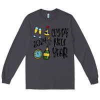 Smoke happy new year 2024 Long Sleeve Tee - MaliasSmallBusiness