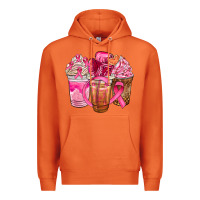 Carrot breast cancer coffee cups Premium Hoodie - NancyCooperArtShop