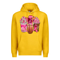 Lemon breast cancer coffee cups Premium Hoodie - NancyCooperArtShop
