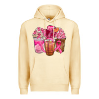Pina Colada breast cancer coffee cups Premium Hoodie - NancyCooperArtShop
