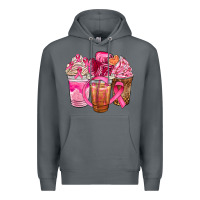 Rock breast cancer coffee cups Premium Hoodie - NancyCooperArtShop
