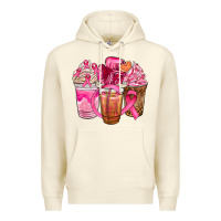 Sandshell breast cancer coffee cups Premium Hoodie - NancyCooperArtShop
