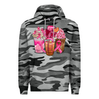 Slate Camo breast cancer coffee cups Premium Hoodie - NancyCooperArtShop
