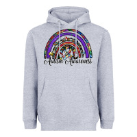 Heather Grey autism awareness Heavyweight Hoodie - SublimationCraftShop