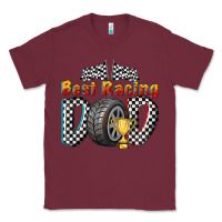 Burgundy best racing dad Classic Tee - texasbilliewilder