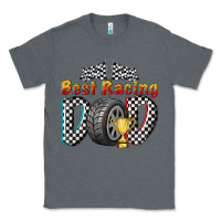 Charcoal Heather best racing dad Classic Tee - texasbilliewilder