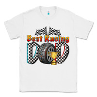 White best racing dad Classic Tee - texasbilliewilder