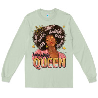 Matcha black queen Long Sleeve Tee - MaliasSmallBusiness