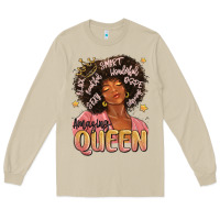 Mushroom black queen Long Sleeve Tee - MaliasSmallBusiness